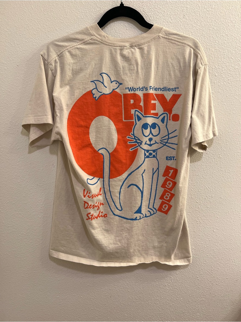 OBEY World’s Friendliest Tee Cat Medium